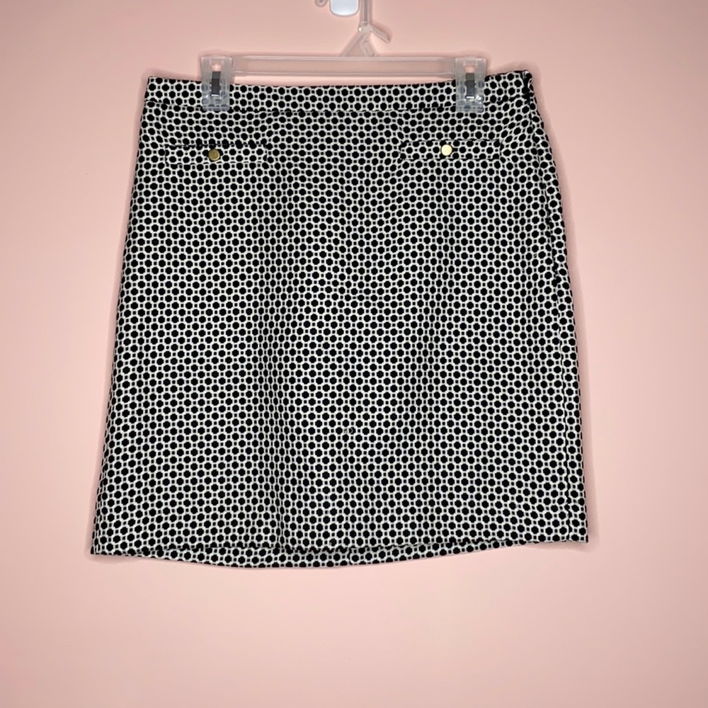 NWT Loft Black and White Skirt